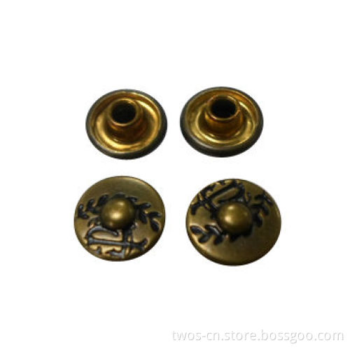 Metal Rivet, Fancy Design, Black/Nickel Color, Customized Designs are Accepted